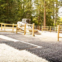 Cheval Paddock Allée Stabilisation Au Sol En Plastique Grille de Gravier Pavés Pavé D'herbe