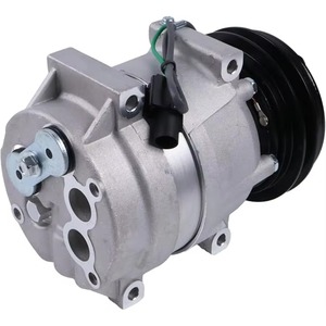 คอมเพรสเซอร์แอร์รถขุดรุ่น 11Q6-90040 11Q690040 11Q6-90041 สำหรับรถขุดตีนตะขาบรุ่น R300-9 ผลิตในจีน รับประกัน 1 ปี - Product Image 1