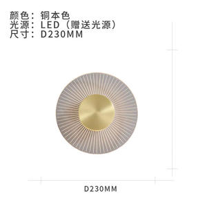 All-Copper LED Marble <b>Shade</b> <b>Modern</b> Light Luxury Wall <b>Lamp</b> for Living Room Bedroom Hallway Dimmable - Product Image 6