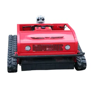 EPA EURO 5 Gasoline Engine Grass Cutter With Crawler Remote control Lawn Mower Use For Garden