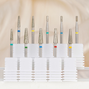 Nhà Máy Giá Kim Cương Mũi Khoan Cho Nhà Salon Làm Móng Tay Móng Chân Tay & Chân Lớp Biểu Bì Sạch Kim Cương <span class=keywords><strong>Nail</strong></span> Khoan Bit - Product Image 4