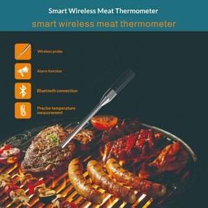 เทอร์โมมิเตอร์วัดอุณหภูมิอาหารบาร์บีคิวอิเล็กทรอนิกส์อัจฉริยะ Juxing รุ่น DT-128 เชื่อมต่อผ่านบลูทูธ แอปมือถือ ไร้สาย หัววัดเดี่ยว สแตนเลส 304 วัดได้ตั้งแต่ -10 องศาเซลเซียส - Product Image 4