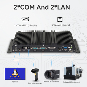 XCY Intel Core I7 1165G7 2 сетевые порты DDR4 память WiFi BT 5G 2 RJ45 LAN RS232 COM промышленный безвентиляторный мини-ПК - Product Image 6