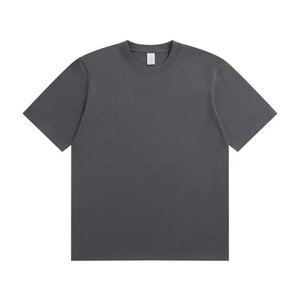 T-shirt personnalisé en coton épais 100 %, OEM ODM, coupe oversize unisexe, col rond, manches courtes, vierge, avec logo - Product Image 5
