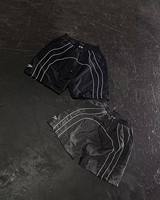 Fabricant de vêtements, veste à fermeture éclair personnalisée avec logo imprimé, veste coupe-vent en polyester et nylon imperméable, ensemble short et veste de sport