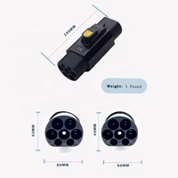 TARY tipe 2 GBT EV steker konverter efisien Charge Adapter IEC tipe 2 untuk GB/T 32A untuk kendaraan listrik