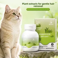 Comprimés d'herbe à chat pour chats adultes et chatons, complément nutritionnel pour réduire les boules de poils