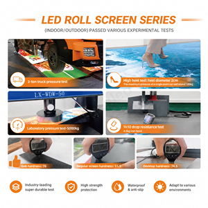Écran LED couleur intérieur JL2.6, panneau d'affichage déroulable pliable pour salon professionnel - Product Image 4