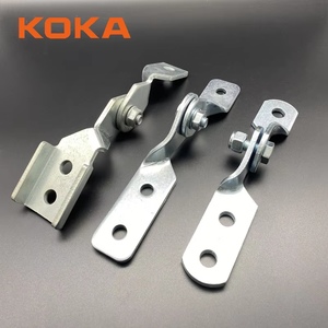 Accessoires de canal galvanisés électriques galvanisés plongés à chaud de garnitures de plat plat de contrefiche - Product Image 3