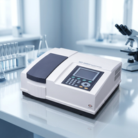 Spectrophotomètre à double faisceau BRT-5600UV C-T, monochromateur, calibrage automatique de la longueur d'onde, exportation de données USB, détecteur optique de laboratoire