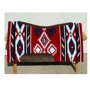 Selle de cheval en cuir contourné de luxe, mélange de laine durable, antidérapante, design confortable, protection pour l'équitation professionnelle - Product Image 6