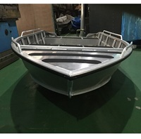 Bateau de pêche en aluminium/aluminium 9.8ft Longueur X 4.6ft Largeur X 1.6ft Hauteur Long Bateau Aluminium < 4m