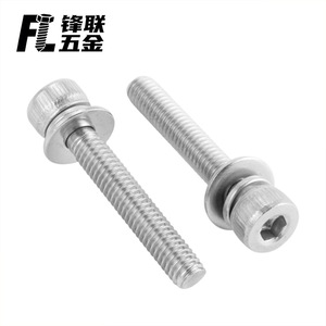 Tornillos de Cabeza Cilíndrica Fenglian de Acero Inoxidable 304, M2-M12, Rosca Completa, Cabeza Hexagonal, Resistentes a Químicos, para Construcción - Product Image 3