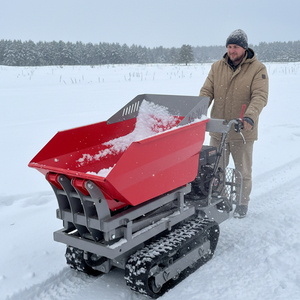 Mini volquete sobre orugas multifuncional con orugas de 10 toneladas portador de orugas de carga automática mini vehículo agrícola volquete sobre orugas - Product Image 2