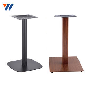 Yw מתכת ברזל פלדה ניקל יחיד צלב שולחן בסיס אבקה מצופה פלדה מגולגל צורה חרוט פלדה עמודות - Product Image 2