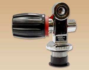 Vanne CO2 à gaz haute pression de qualité alimentaire Vanne à goupille de bouteille en aluminium Adaptateur de recharge Machine à soda | Filetage standard CGA 1800psi - Product Image 5