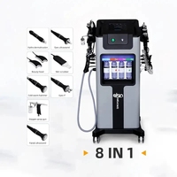 Máquina de Belleza S.W 8 en 1, Máquina de Hidrodermoabrasión Facial con Hidrógeno, Hidra Bubble, Otros Equipos de Belleza para Uso Doméstico