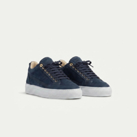 Chaussures basses décontractées pour hommes en daim et cuir de vache véritable, style luxe discret, à lacets, pour la marche