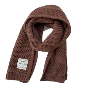 男の子と女の子のための秋の冬の編み物セットおしゃれな赤ちゃんの首の暖かいスカーフ韓国風の伝統的なショール - Product Image 5