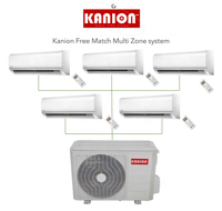 Climatiseur mural de classe A + + + mini AC 50Hz avec onduleur pompe à chaleur multizone pour le marché européen