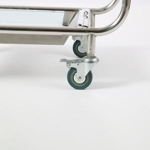 Carrito de Basura de Acero Inoxidable de Alta Resistencia con Parte Superior Abierta |   Equipo de Saneamiento para Cocina Comercial, para Restaurantes, Hoteles y Hogares - Product Image 4