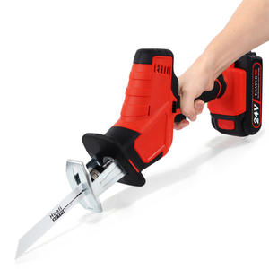 <span class=keywords><strong>Scie</strong></span> <span class=keywords><strong>sabre</strong></span> électrique portative à piles au lithium rechargeable de grande capacité pour la coupe en plein air à usage domestique - Product Image 2