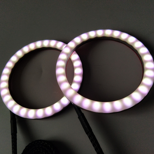 12V LED thiên thần mắt Vòng Halo Đèn pha blinker lần lượt tín hiệu ánh sáng Điều kiện Mới dòng chảy loạt Halo Nhẫn - Product Image 6