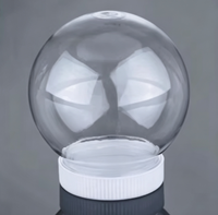 Bouteille en plastique ronde PET de 500 ml avec bouchon à vis, transparente, épaisse, jetable, pour jus, boissons, lait, thé, bouteille de qualité alimentaire