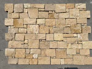 Revestimiento de Pared de Piedra Caliza Natural Beige, Acabado Rústico, Lujoso y Duradero, Baldosas para Piso Exterior, Modernas para Hoteles y Villas - Product Image 3
