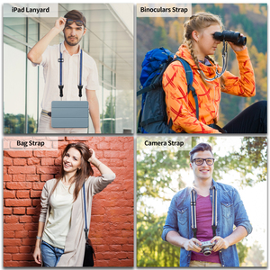 Correa de Hombro Ajustable con Rayas, Cómodo Cordón para Cámara, para iPad, Tablet, Laptop, Binoculares - Product Image 2