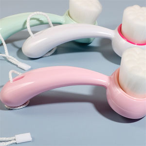 Silikon-Doppelseitige Weichborsten-Reinigungsbürste Manueller Entferner für Mitesser und Porenreinigung Make-up-Werkzeug-Reiniger - Product Image 5