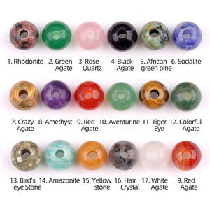 Perline <span class=keywords><strong>di</strong></span> Agata da 10mm con Foro da 3mm, Perline Rotonde in <span class=keywords><strong>Pietra</strong></span> Naturale per Creazione <span class=keywords><strong>di</strong></span> Gioielli Fai-da-Te, Bracciali e Collane - Product Image 5