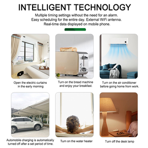 2p mcb האחרון עיצוב מתג wifi חכם עבור בית חכם עם תזמון ופונקציות עיכוב מפסק - Product Image 5