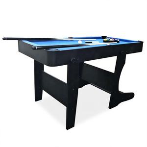 Jambe pliante <span class=keywords><strong>de</strong></span> 5 pieds fabriquée en usine <span class=keywords><strong>Table</strong></span> <span class=keywords><strong>de</strong></span> <span class=keywords><strong>billard</strong></span> et <span class=keywords><strong>de</strong></span> <span class=keywords><strong>billard</strong></span> en MDF pliable et facile à ranger Conception populaire - Product Image 1