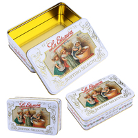 Boîtes à gâteaux vides personnalisées avec logo, 100% qualité alimentaire, avec couvercles, pour biscuits, boîte en métal