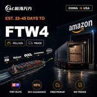 Agent d'expédition FTW4 FBA FTL LTL 15201 Heritage Pkwy FORT WORTH TX 76177 Expédition maritime DDP LCL FCL Chine vers les États-Unis Transitaire