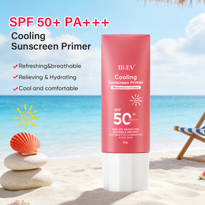Protector Solar Aislante Irev Ice Cool 40g <span class=keywords><strong>con</strong></span> Aroma a Sandía, SPF50+ PA+++, Crema <span class=keywords><strong>con</strong></span> Color y Ácido Hialurónico - Product Image 6