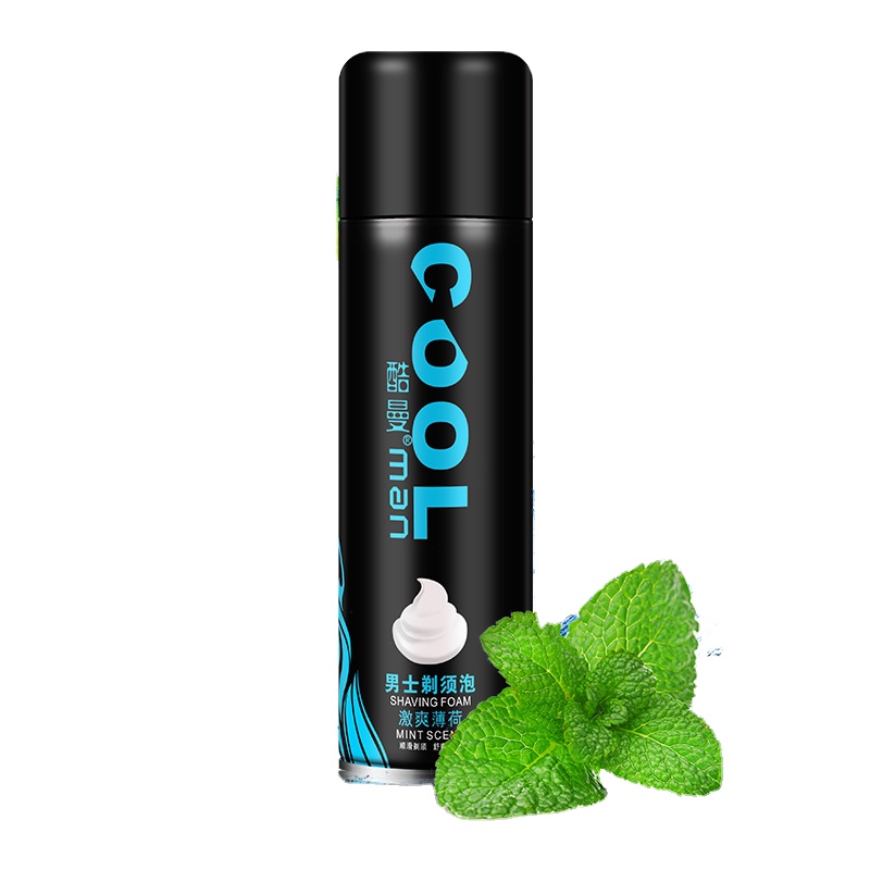 High Quality Man's Best Choice Personal Care 230ml Lemon And Mint Shaving Foam Spray