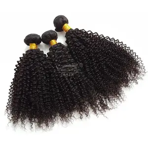 8A Lớp HairWeft Afro Xoăn Tóc Dệt 100% Sew Trong Phần Mở Rộng Tóc Người