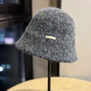 หมวกปีกรอบ2026สีขาวสำหรับผู้หญิง, หมวกแบบใหม่สำหรับฤดูหนาว - Product Image 6