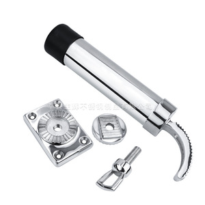 Shining Fishing <b>Rod</b> <b>Holder</b> 316 Stainless Steel Swivel Deck Mount Universal Turret Bracket - Product Image 1
