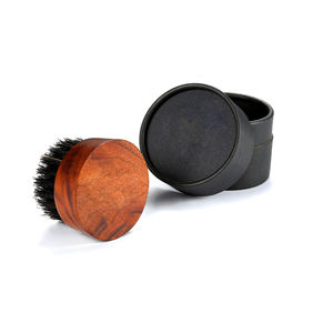 <span class=keywords><strong>Brosse</strong></span> à <span class=keywords><strong>barbe</strong></span> pour hommes - <span class=keywords><strong>Brosse</strong></span> à poils de sanglier petite et ronde - Kits de toilettage pour hommes en bois - Product Image 5