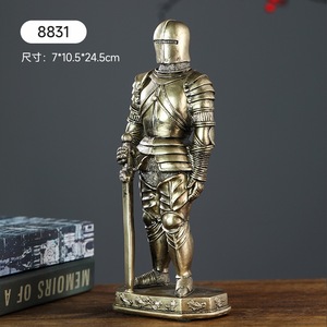 Trang trí nội thất cho nhựa trong nhà thủ công cổ điển chiến binh bức tượng người lính bức tượng hiệp sĩ điêu khắc phòng khách Nghiên Cứu Văn phòng Quà Tặng - Product Image 5
