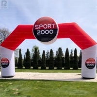 Arco Inflable Gigante Personalizado para Eventos, Arco Inflable con Logotipo Personalizado para Carreras, Decoración para Maratones/Eventos Deportivos/Exhibiciones de Competición