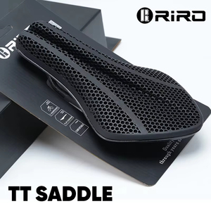 Sillín de <span class=keywords><strong>Bicicleta</strong></span> RIRO de Fibra de Carbono Impreso en 3D, Hueco, para Triatlón, Ultraligero, con Rieles de Carbono, Ergonómico y Transpirable, para Ciclismo de Carretera - Product Image 1