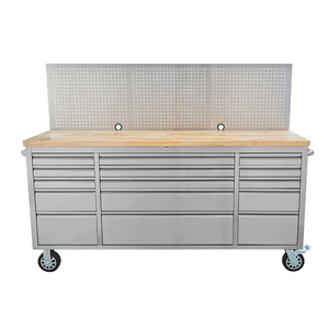 Offre Spéciale 72 pouces antibactérien SS430 armoire à outils roulante robuste Szafka Narzedziowa pour atelier stockage Garage poste <span class=keywords><strong>de</strong></span> travail - Product Image 1