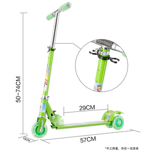 Monopattino per Bambini a Prezzo Economico, Tre Ruote Lampeggianti, Design Accattivante, Facile da Usare, Ottimo Regalo per Ragazzi e Ragazze - Product Image 1