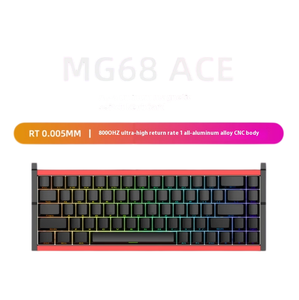 Clavier magnétique filaire Irok MG68 ACE/MG68 ACE W, taux <span class=keywords><strong>de</strong></span> réponse ultra-élevé <span class=keywords><strong>de</strong></span> 8000 Hz, clavier mécanique <span class=keywords><strong>de</strong></span> jeu en alliage d'aluminium - Product Image 1