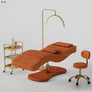 2026 Pronnebeauty venta al por mayor cosmético Spa portátil clásico marrón <span class=keywords><strong>Edda</strong></span> personalizado belleza cama de pestañas - Product Image 2