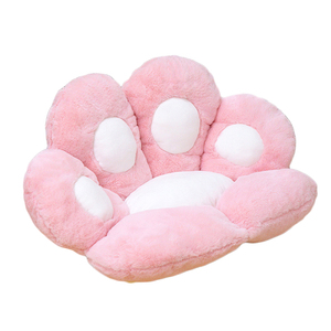 <span class=keywords><strong>Coussin</strong></span> en peluche unisexe brodé patte de <span class=keywords><strong>chat</strong></span> Kawaii avec rembourrage en coton PP, oreiller anti-stress <span class=keywords><strong>pour</strong></span> chaise ou siège - Product Image 1